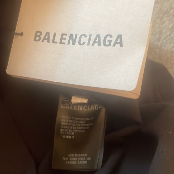 Womens black balenciaga rainbow logo shirt XS (New) - Picture 3 of 3